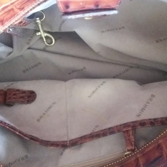 Brahmin Dagny Bag Pecan Melbourne/RARE! - Picture 7 of 15